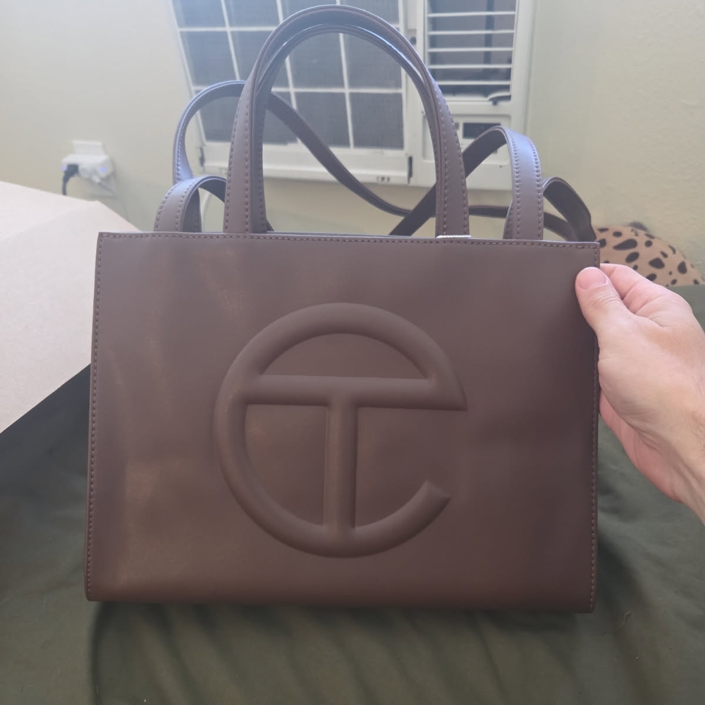 Telfar Brown Shopping Bag